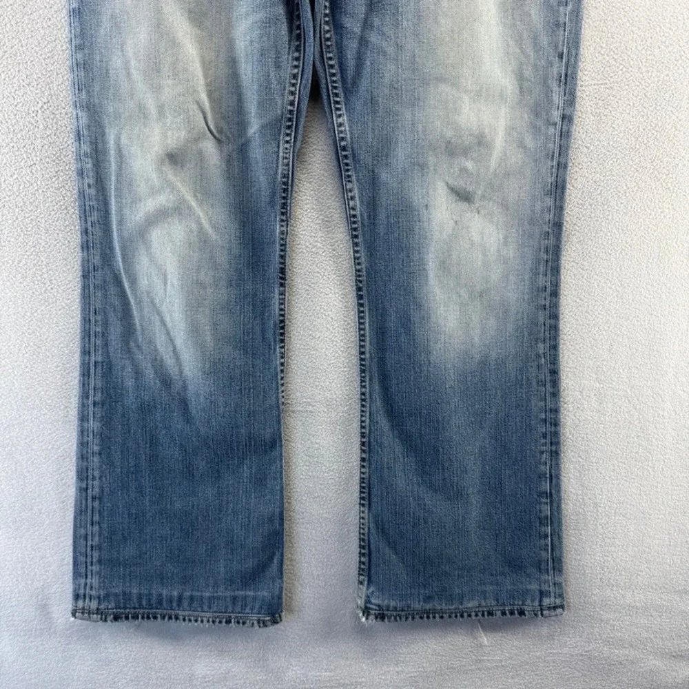 Vintage Banana Republic Jeans Men's 35x32 Blue Bootcut Faded  Baggy Skater y2k
